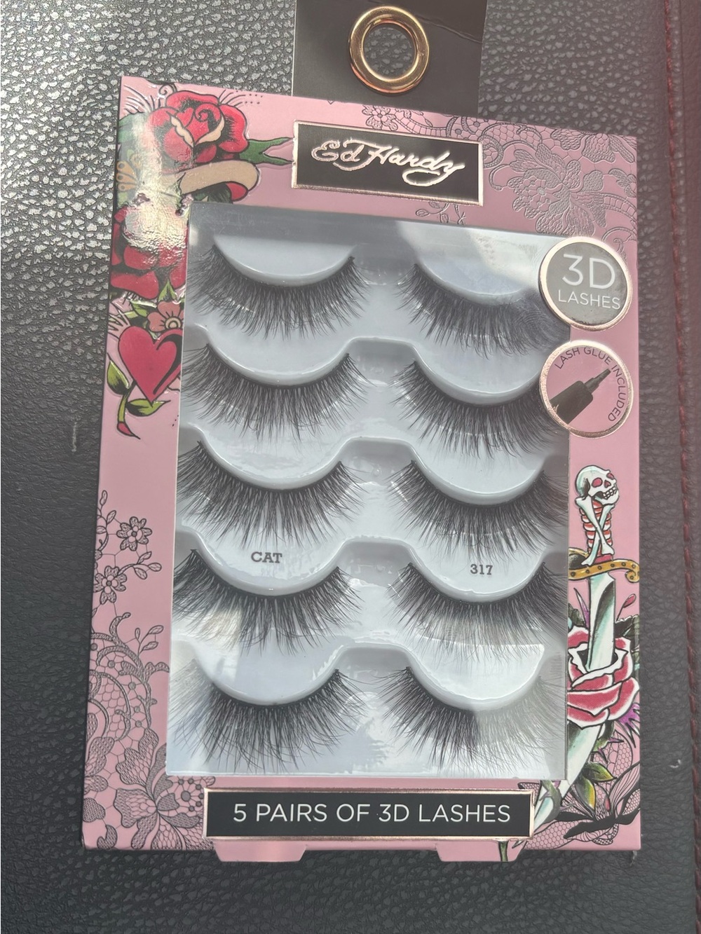 Ed Hardy 3D Eyelashes - Black (5 Pairs)